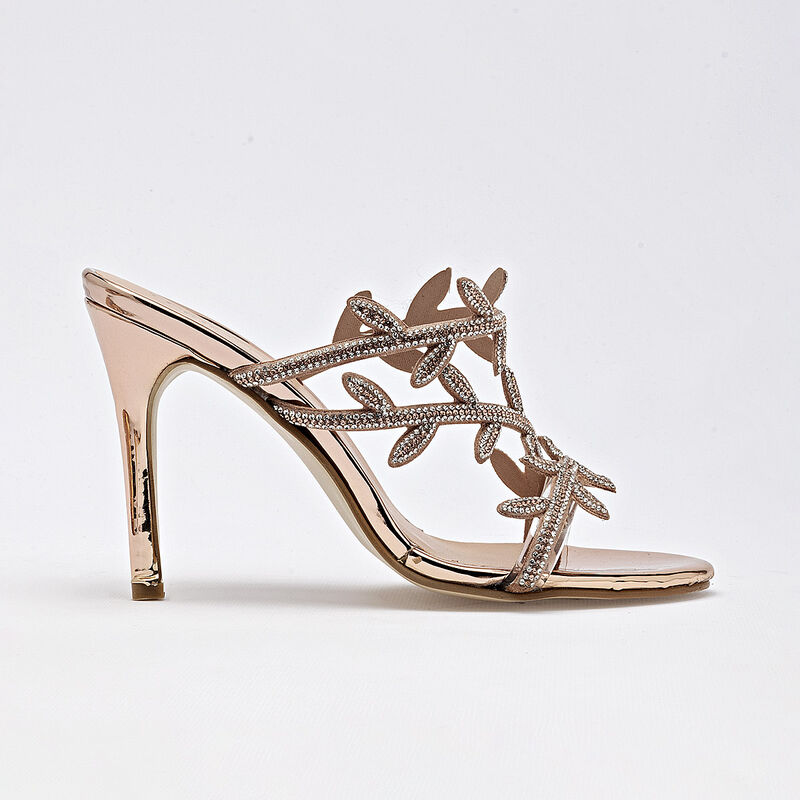Crivelli zapatilla abierta para mujer dorado ro... image number null