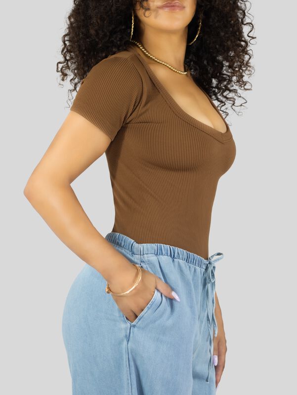 Playera Mujer Texturizada Casual Stretch BL-102... image number null