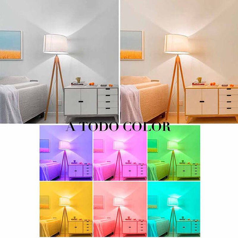 Foco Fratech Inteligente WiFi Luz RGB y Blanca image number null