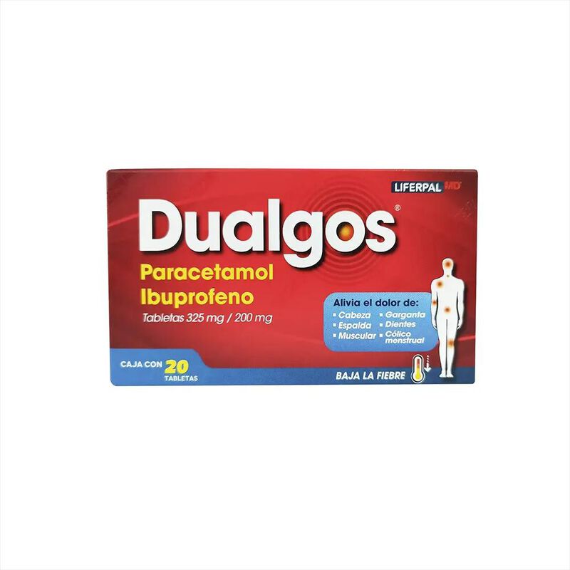 Dualgos 200/325 Mg 20 Tableta(s) image number null