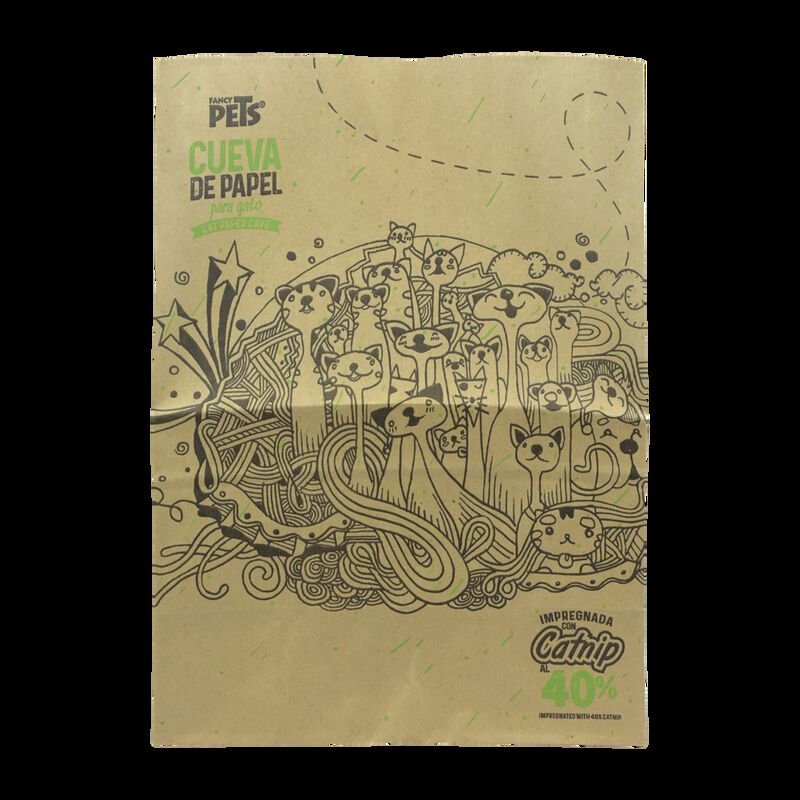 Fancy Pets Cueva De Papel Con Catnip Para Gato ... image number null