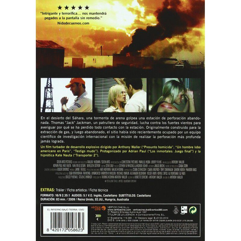 El Infierno Bajo Tierra [dvd] image number null