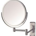 Espejo De Maquillaje Jerdon, Soporte De Pared, Aumento 8x, N&iacute;quel