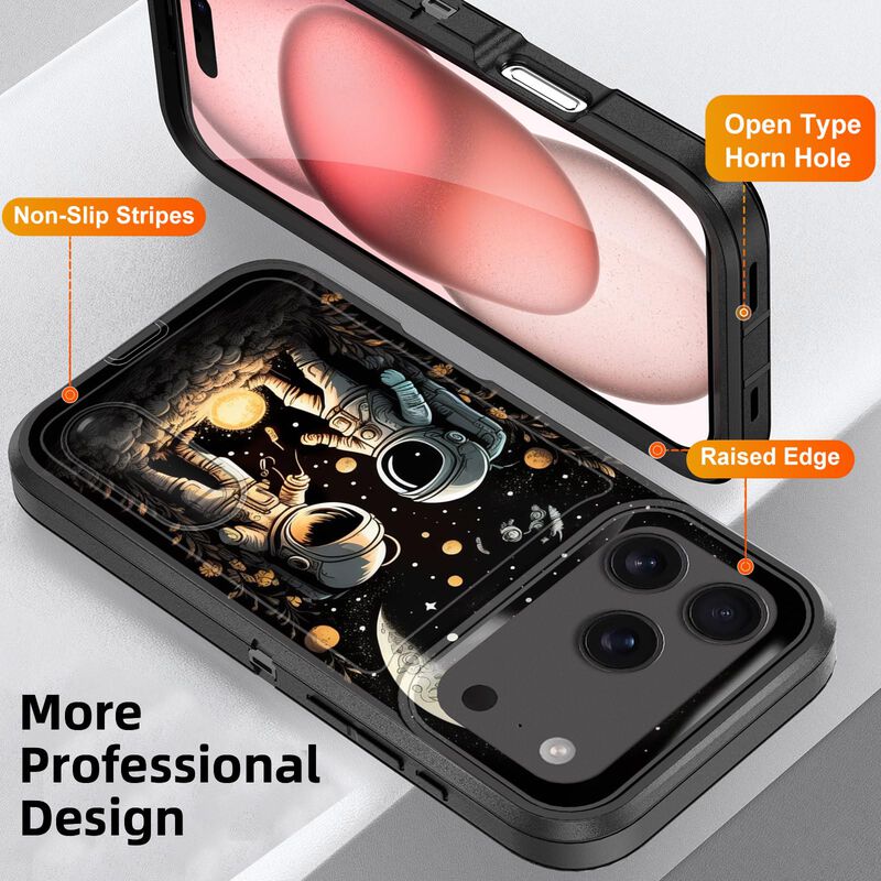 Funda BFUKVOU para iPhone 17 Pro 6.3" con Sopor... image number null