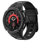 Correa De Reloj Con Funda Protectora Spigen Rugged Armor Pro Para Samsung Galaxy Watch 5 Pro De 45 Mm (2022), Color Negro