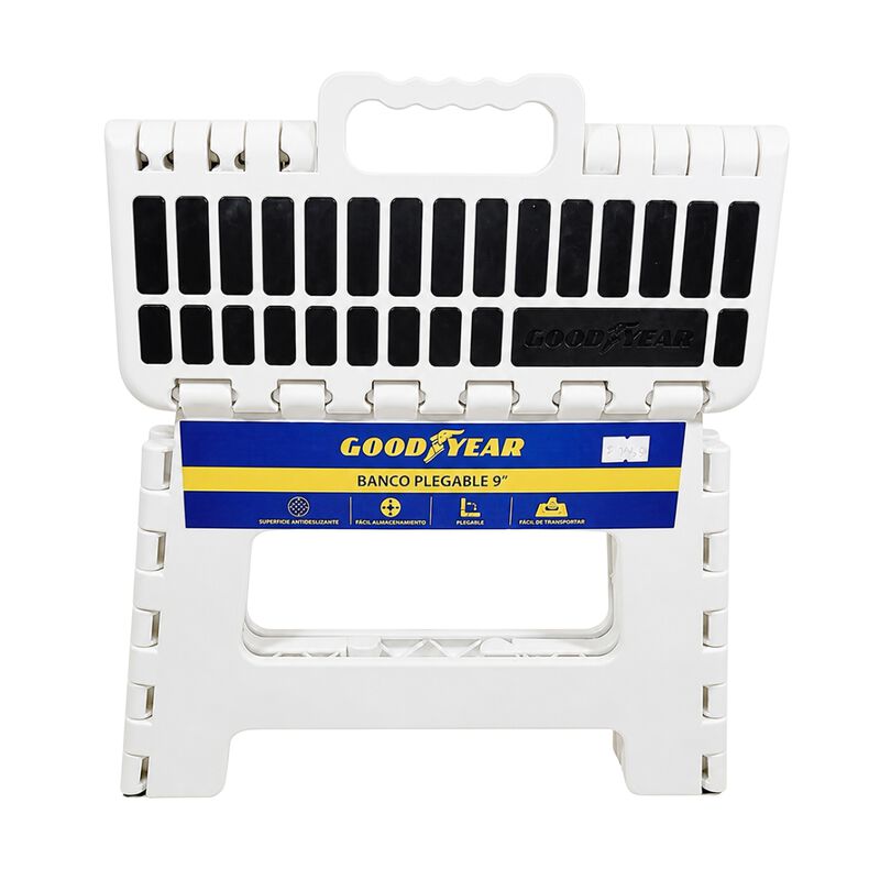 Banco Plegable Goodyear 9 Pulgadas Blanco Antid... image number null