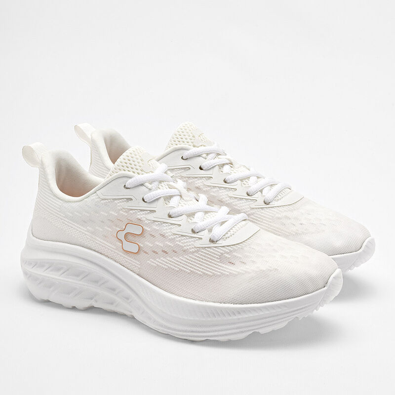 Charly Tenis deportivo para mujer blanco, runni... image number null