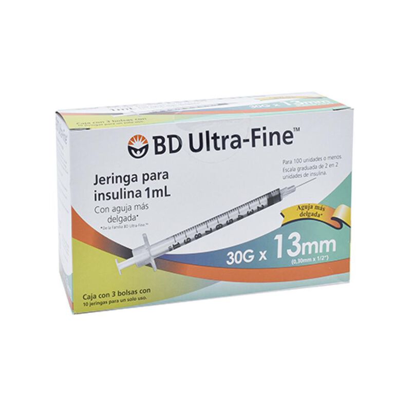 Jeringa Deschable Para Insulina Bd Ultra Fine 1... image number null