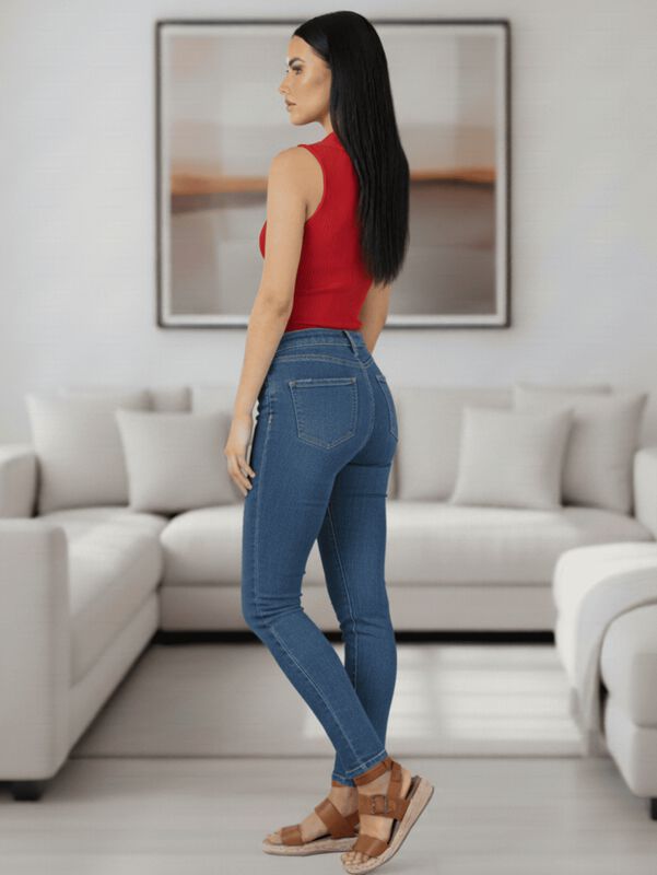 Blusa Casual Mujer Moderna Tejido Acanalado BL-... image number null