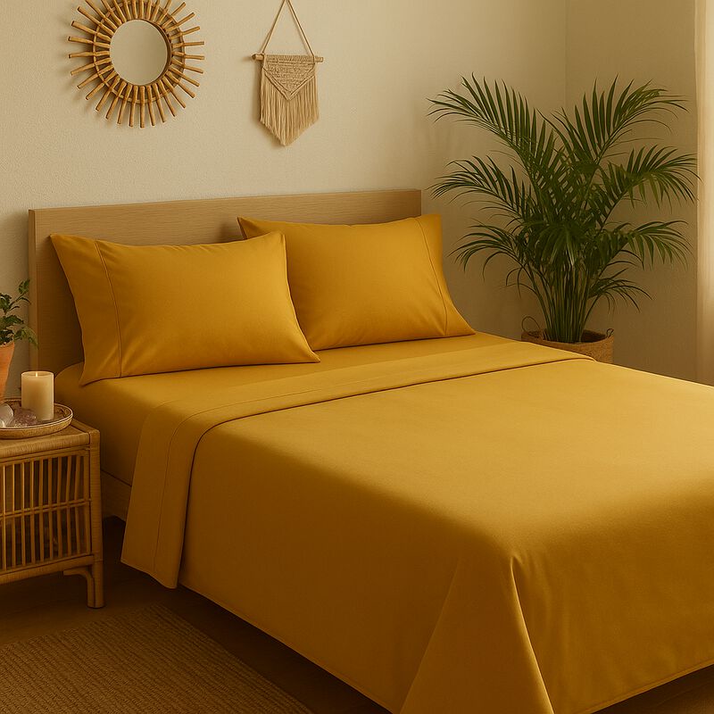 Juego de S&aacute;banas Matrimonial 100% Algod&oacute;n Premi... image number null