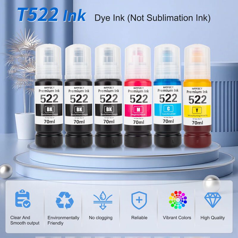Botellas De Recarga De Tinta Imtfzct T522 522 P... image number null