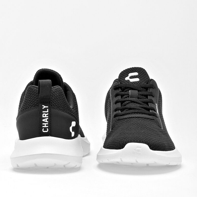 Charly Tenis deportivo para hombre negro, impor... image number null