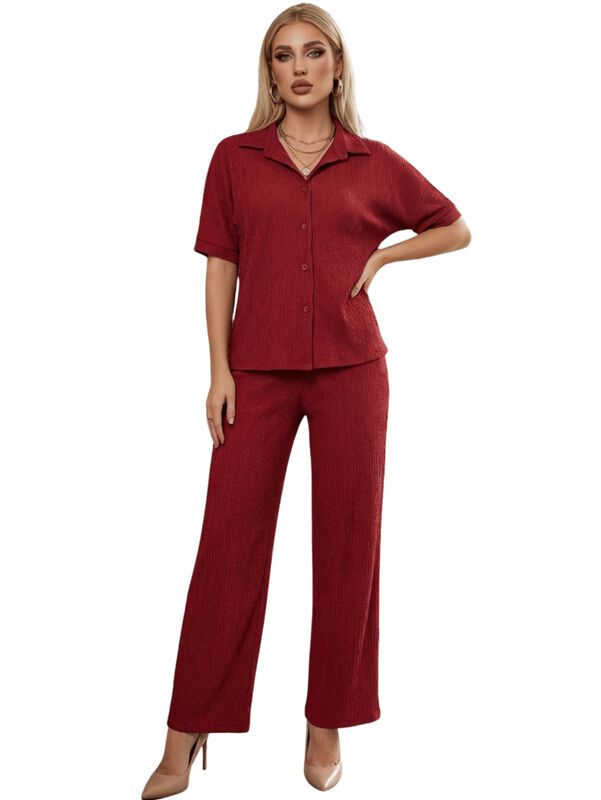 Conjunto de 2 Piezas para Mujer CONJ-0123 Vino ... image number null