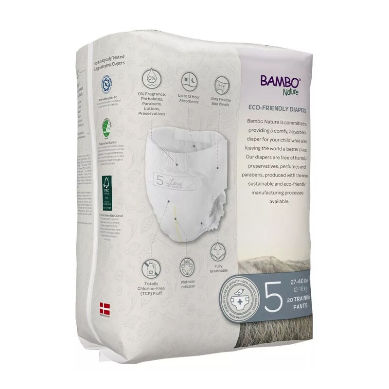 Calzón Entrenador Bambo Nature Dream 100pz T5 image number null