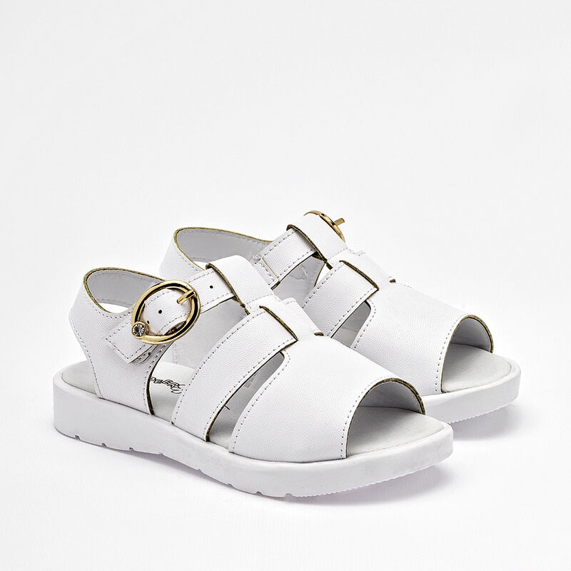 Yondeer sandalia para beb&eacute; blanco cod 140863-C image number null