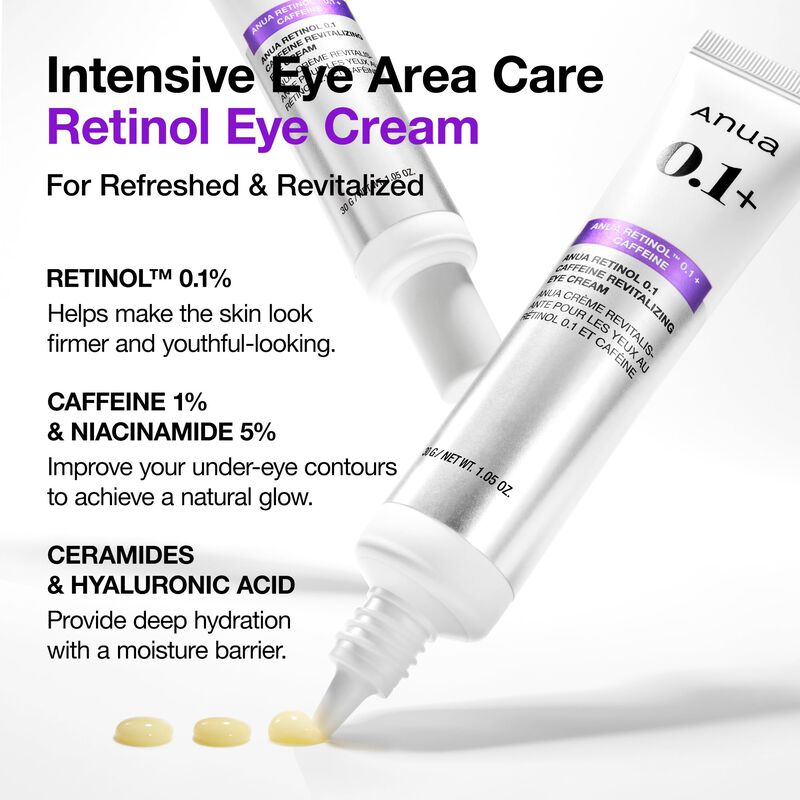 Crema De Ojos Anua Retinol 0.1 Cafe&iacute;na Revitali... image number null
