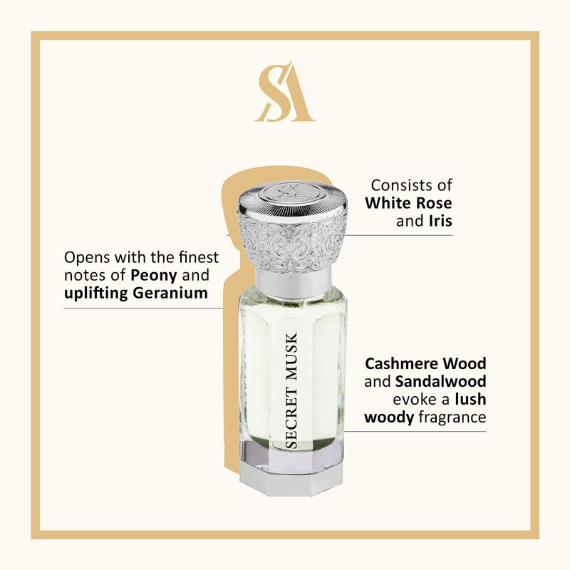 Perfume Swiss Arabian Secret Musk Luxury, 12 Ml... image number null