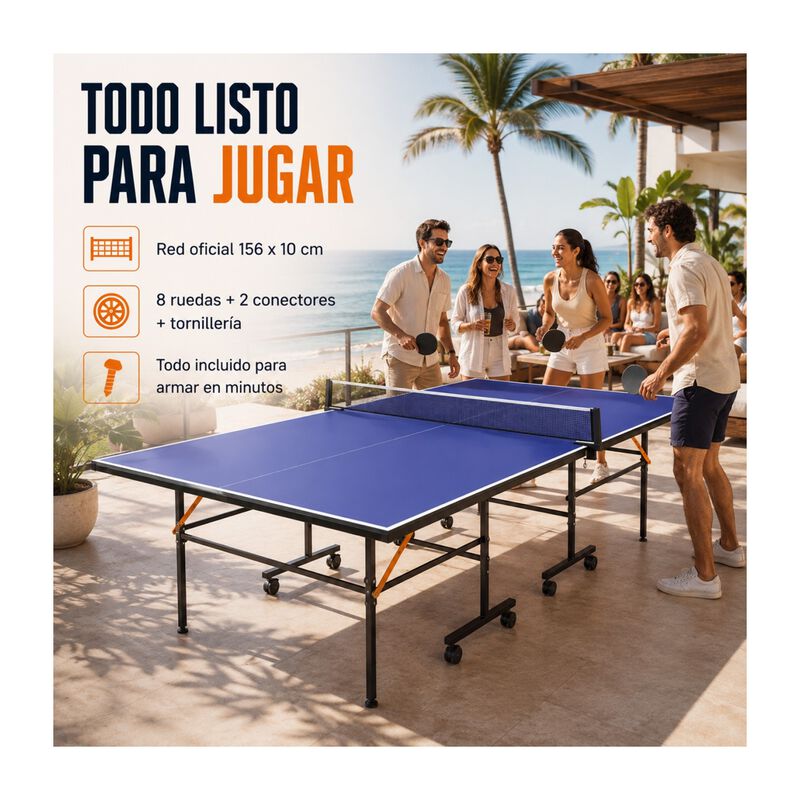 Mesa Ping Pong Plegable Centurfit Profesional M... image number null