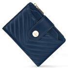 Cartera Bifold Compacta Sunpour Rfid De Cuero Vegano Para Mujer