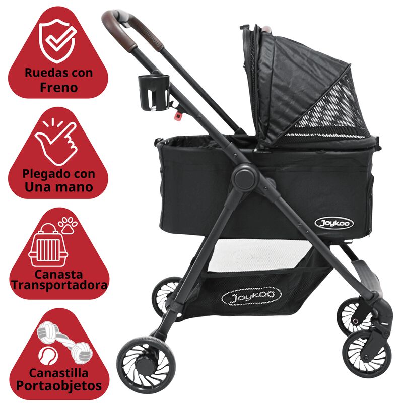 Carriola para Mascotas Cochecito para Perros y ... image number null