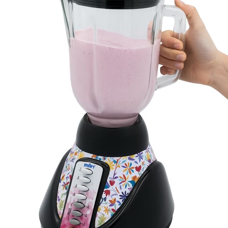 Licuadora Man LPV 807 Vaso Vidrio 550W Negro OR... image number null