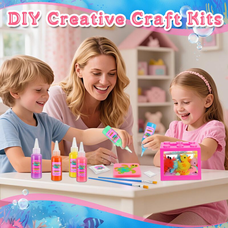 Kit De Juguetes En Gel Aqua Water Para Ni&ntilde;os Md... image number null