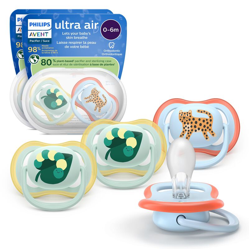 Chupetes Ultra Air Avent Ortod&oacute;nticos 0-6 Meses... image number null
