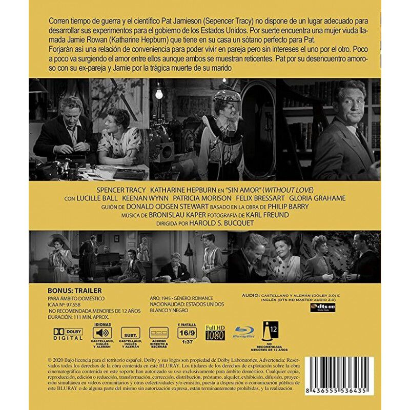Sin Amor [blu-ray] (1945) image number null
