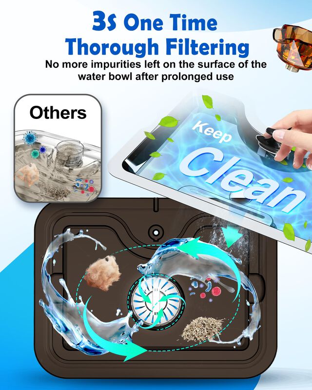Fuente De Agua Para Perros Furryplanet 12 l Ss3... image number null