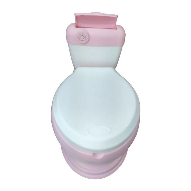 Baño Entrenador Rosa Acojinado Con Sonido Y Ant... image number null