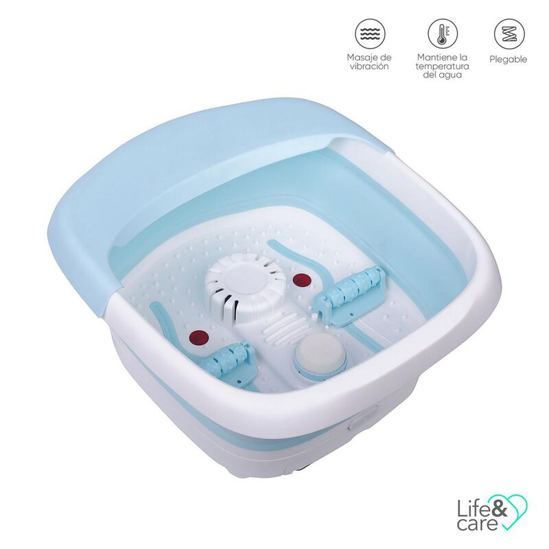 TINA SPA PARA PIES PLEGABLE, HIDROMASAJE Y PEDI... image number null