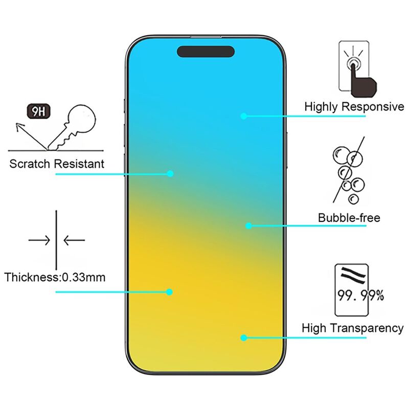 Mica Vidrio Syb Para Iphone 16 Pro Max Protecto... image number null