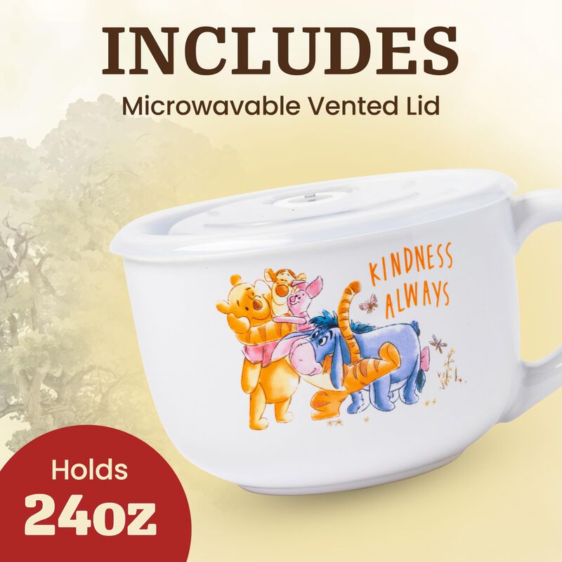 Taza Para Sopa Silver Buffalo 680 ml Winnie The... image number null