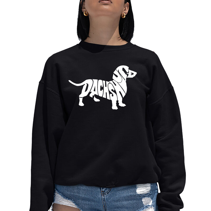 Sudadera De Cuello Redondo Word Art Para Mujer ... image number null