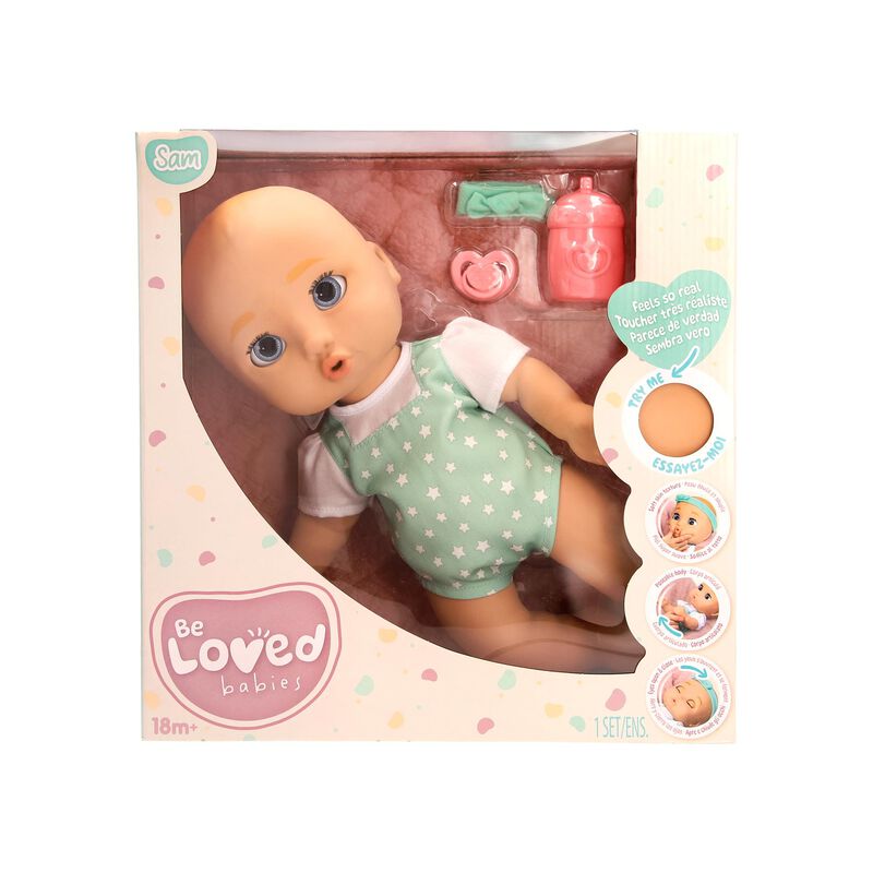 Mu&ntilde;eca Imc Toys Be Loved Babies Sam 15 Con Acce... image number null
