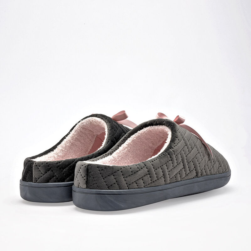 Mora Confort Pantufla para mujer gris image number null