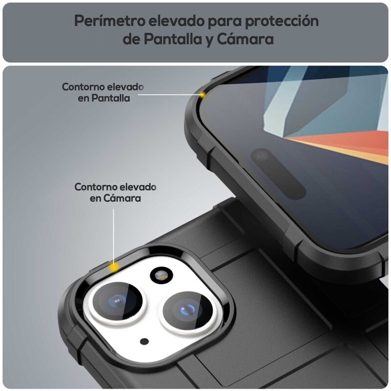 Funda Tekku Rugged Shield Para Iphone 15 Plus N... image number null