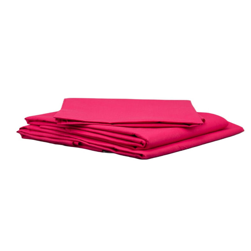 Juego de Sábanas Fucsia Matrimonial (Cajon Plan... image number null