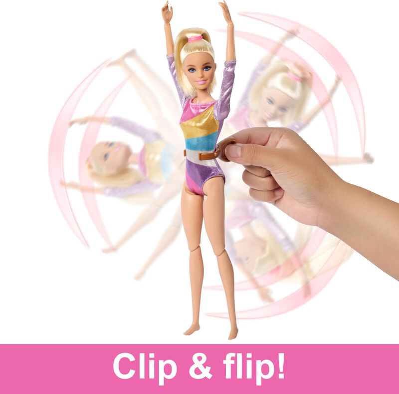 Playset Barbie Careers Gymnasia Con Mu&ntilde;eca Gimn... image number null