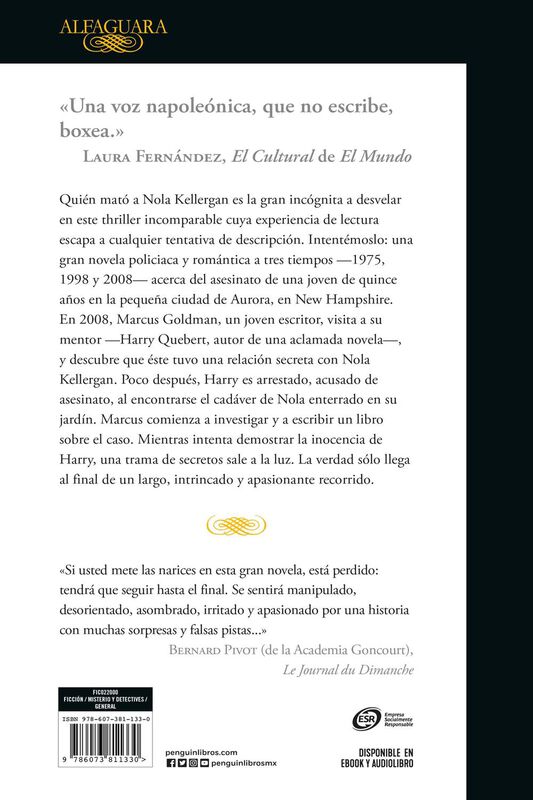 La Verdad Sobre El Caso Harry Quebert (marcus G... image number null