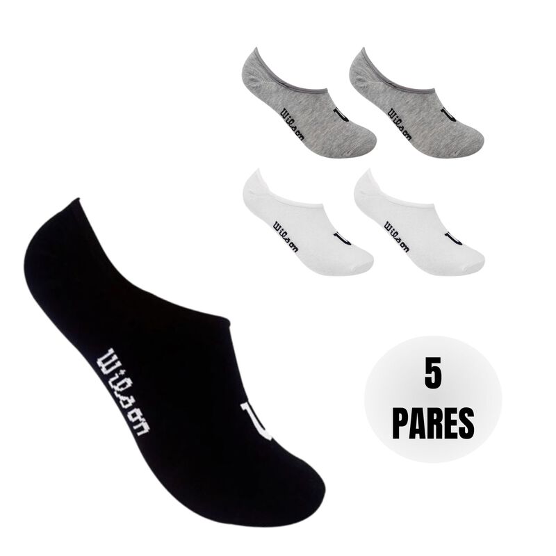 Wilson 5 Pares de Liner para Hombre, Color Mult... image number null