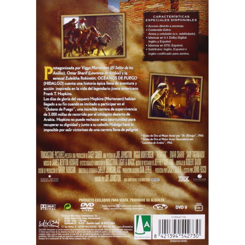 OC&Eacute;ANOS DE FUEGO (DVD) image number null