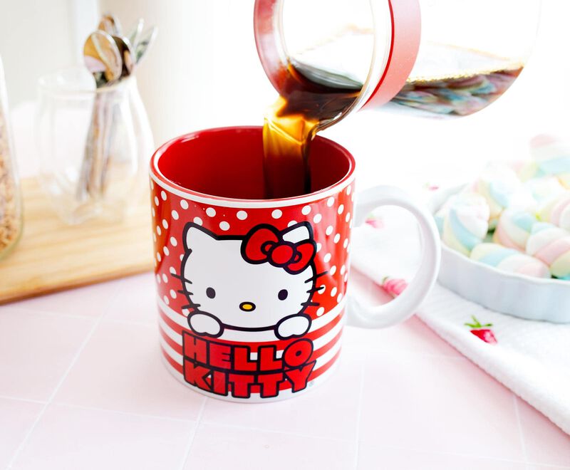 Taza Plateada Buffalo Hello Kitty Con Lunares Y... image number null