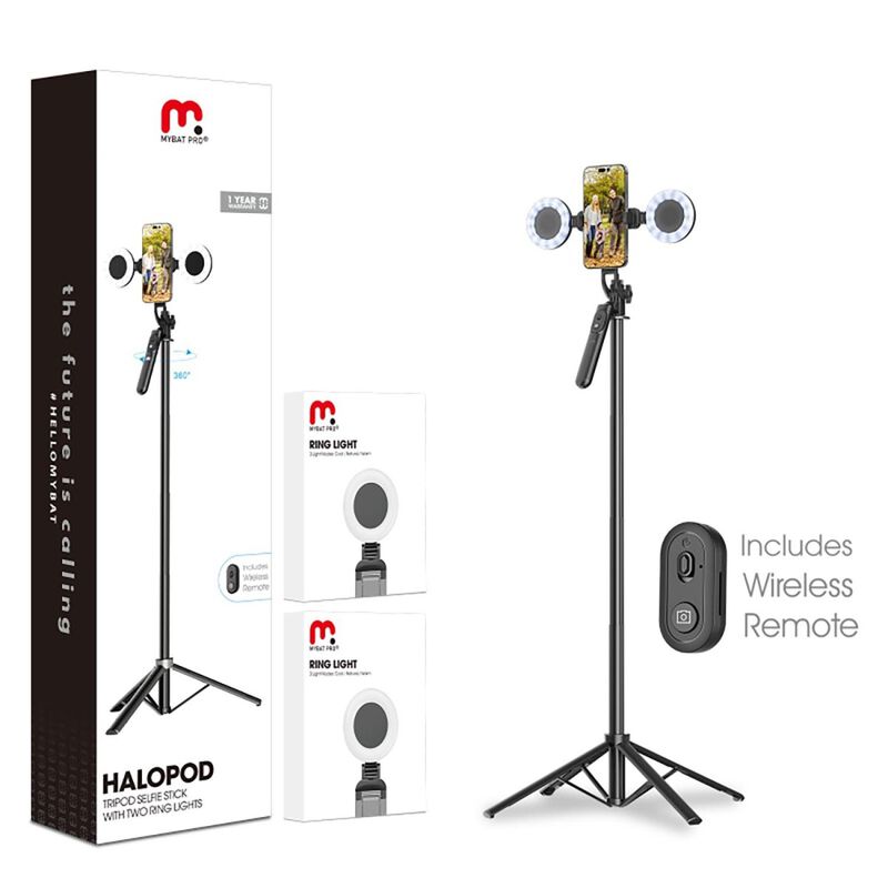 Soporte MYBAT tripie telesc&oacute;pico selfie stick u... image number null