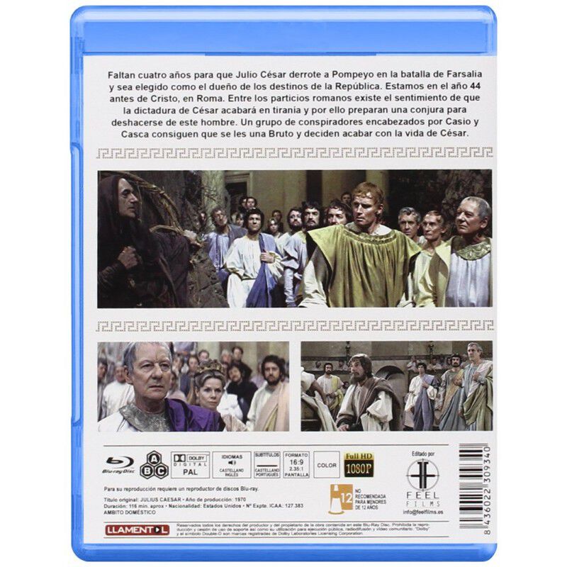 El Asesinato De Julio C&eacute;sar [blu-ray] (1970) Ju... image number null
