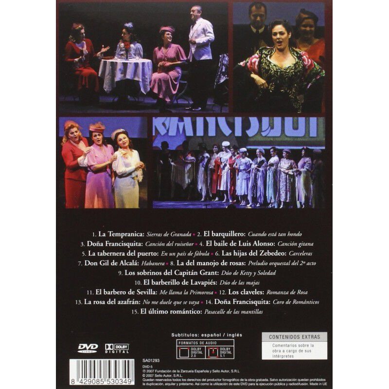 Zarzuela: Tres Sopranos Con La Zarzuela (dvd) &mdash;... image number null