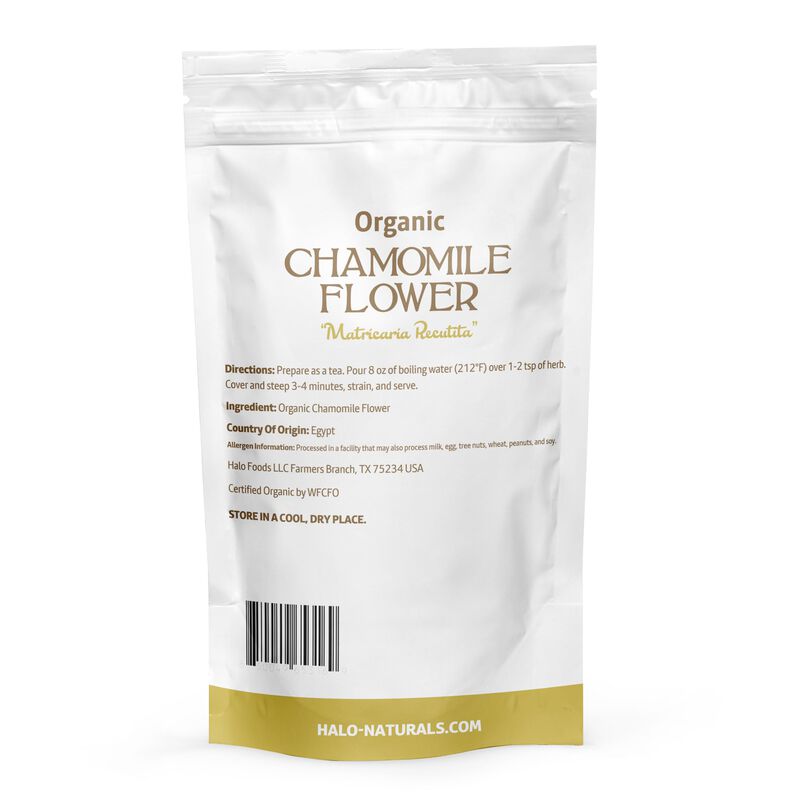 T&eacute; De Manzanilla Halo Naturals 113 g Usda Org&aacute;n... image number null