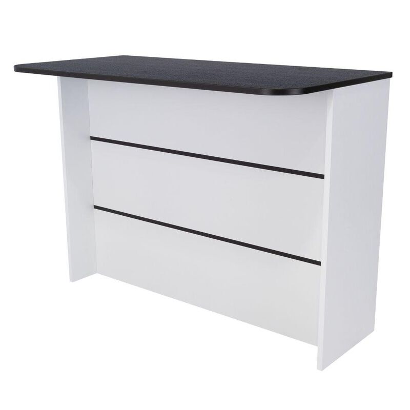 Barra de Cocina Fendi, Wengue y Blanco con Dos ... image number null