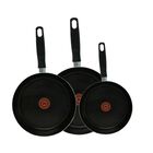 Juego De Sartenes T-fal 249000 Vital 20/24/26 Rojo Alb