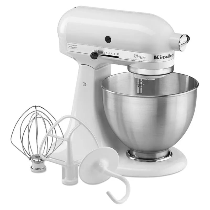 Batidora Classic KitchenAid K45SSWH 4.25L Blanc... image number null
